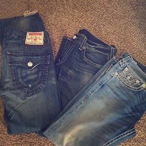 True religion jeans 3 styles
